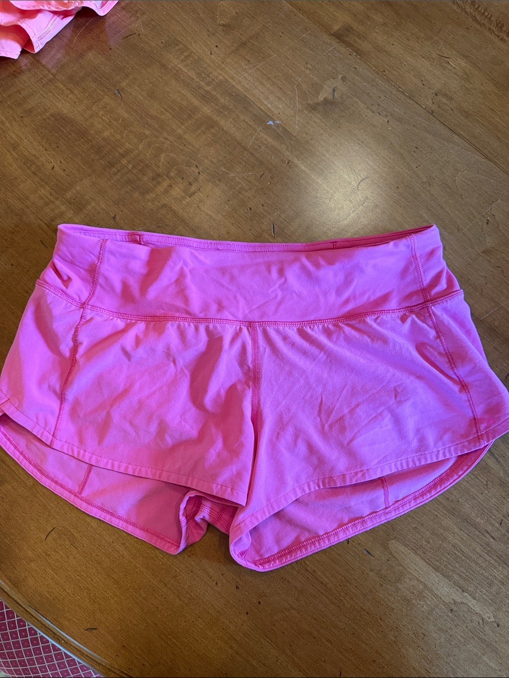 lululemon athletica Hot Pink Athletic speed up Shorts